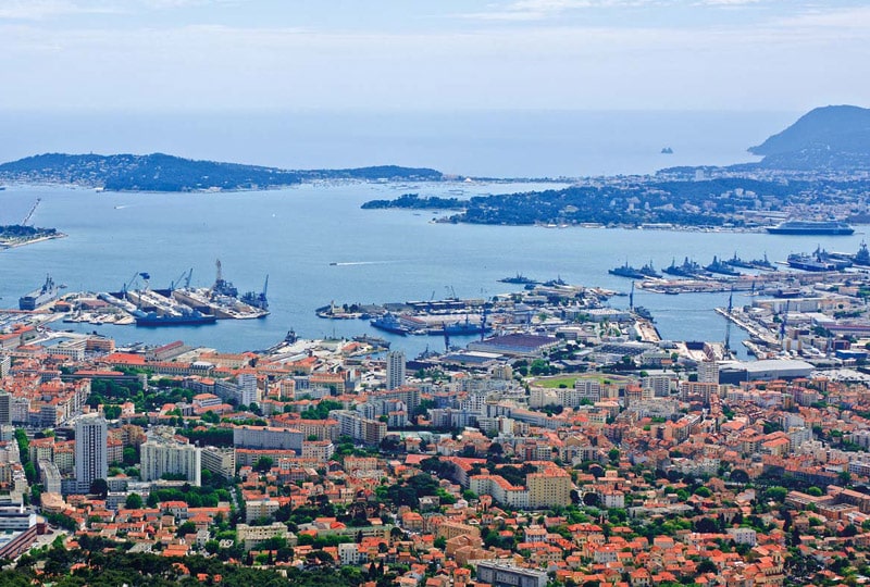 Villes de la rade de Toulon